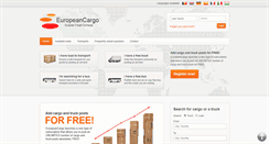 Desktop Screenshot of european-cargo.com